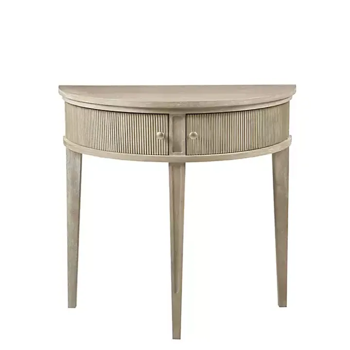 Martha Stewart Half Moon Console Table