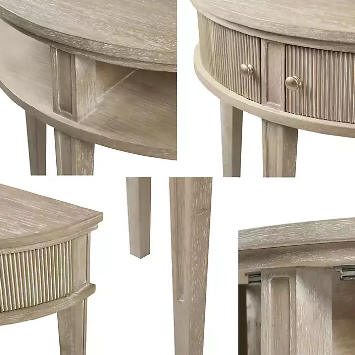 Martha Stewart Half Moon Console Table