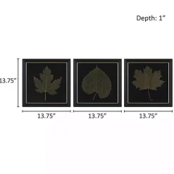 Martha Stewart Leaf Framed Prints, Set of 3