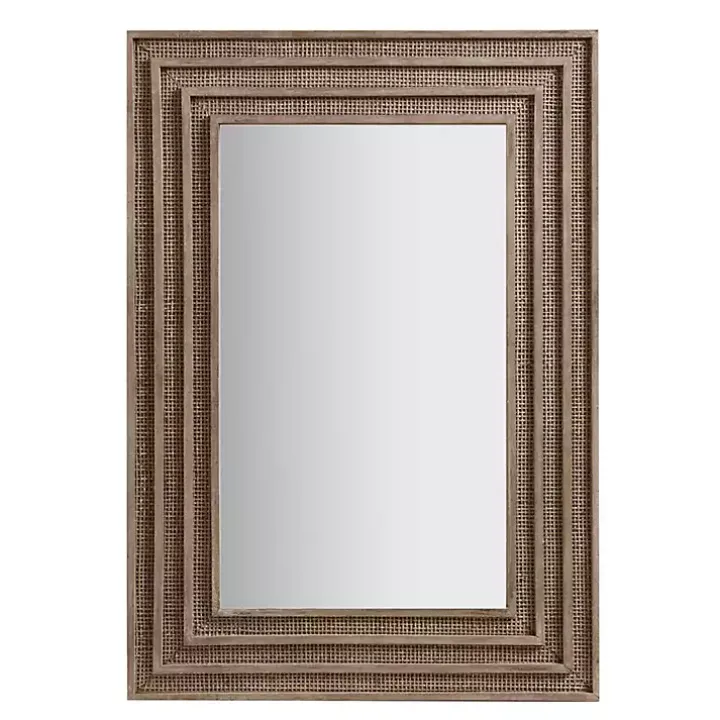 Martha Stewart Natural Naomi Wall Mirror
