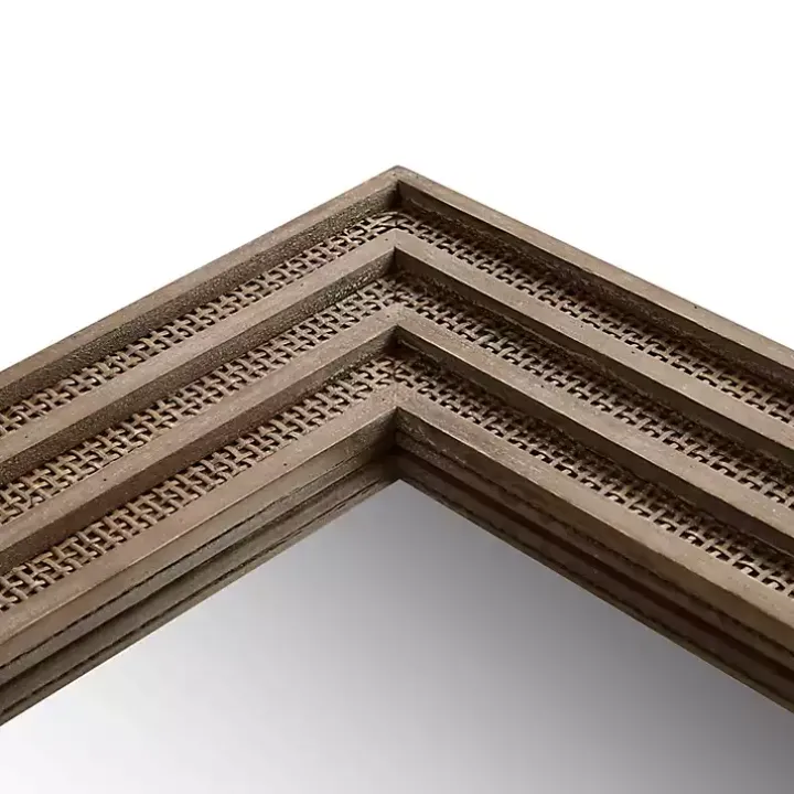 Martha Stewart Natural Naomi Wall Mirror