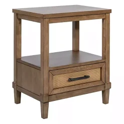 Martha Stewart Toasted Almond Wood Nightstand