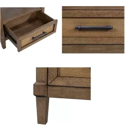 Martha Stewart Toasted Almond Wood Nightstand