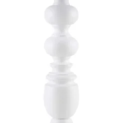 Matte White Candlestick Martha Stewart Table Lamp