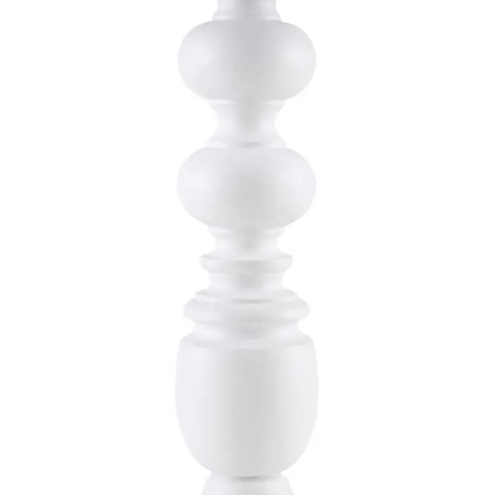 Matte White Candlestick Martha Stewart Table Lamp