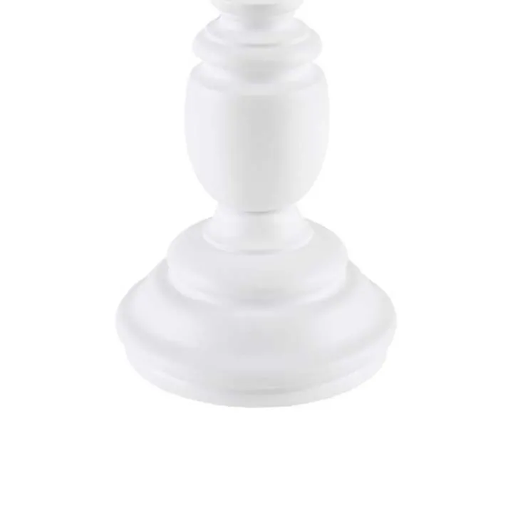 Matte White Candlestick Martha Stewart Table Lamp