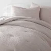 Mauve Waffle Ultra-Soft 3-pc. Twin Comforter Set