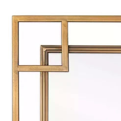 Mavis Bronze Open Square Frame Wall Mirror
