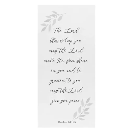 May the Lord Give You Peace Canvas Art Print