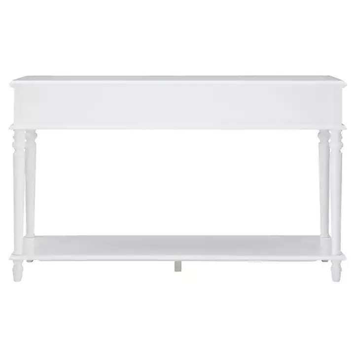 McGhie White 2-Drawer Console Table