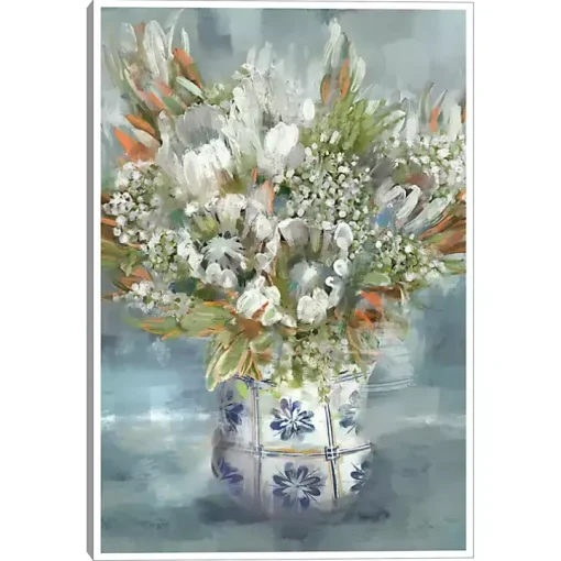 Mediterranean Bouquet I Framed Canvas Art Print