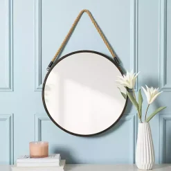 Metal Rope Wall Mirror