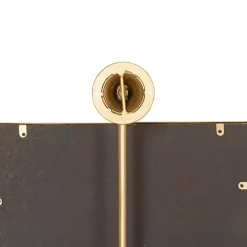 Metallic Gold Metal Frame Wall Mirror