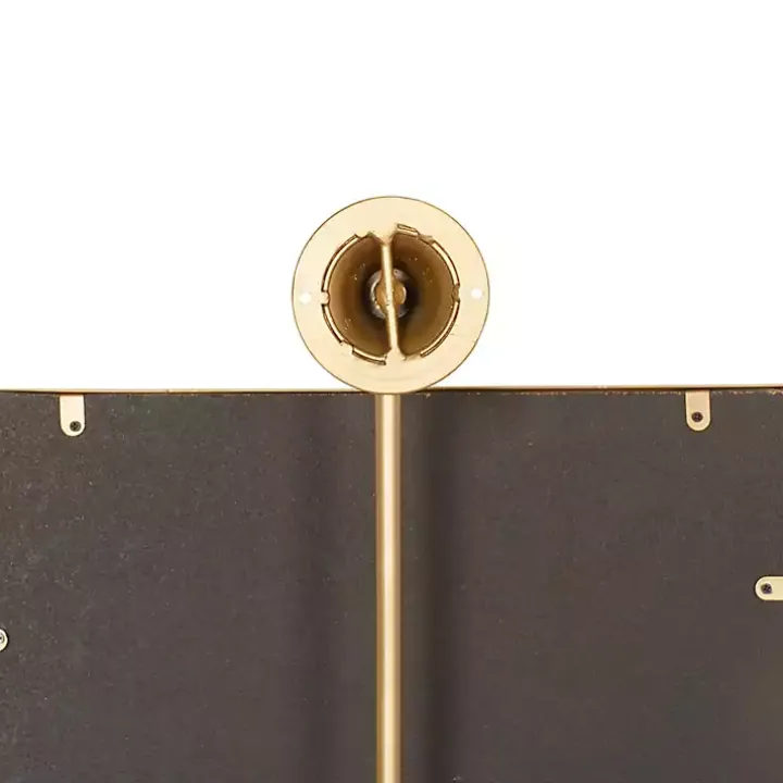 Metallic Gold Metal Frame Wall Mirror