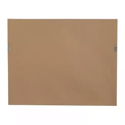 Metallic Gold World Map Framed Art Print