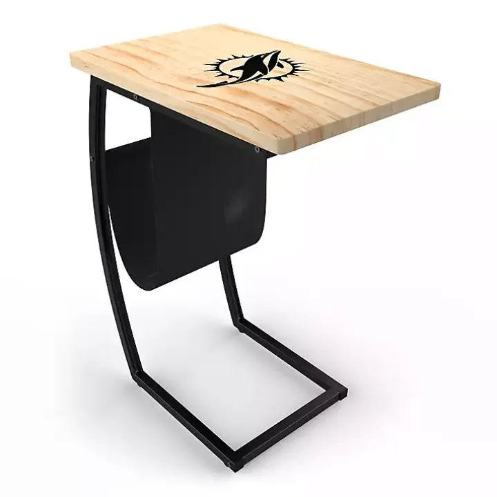 Miami Dolphins Wood C-Table