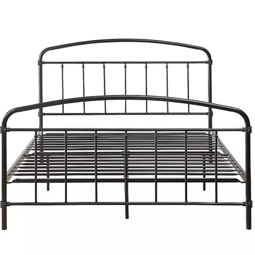 Midnight Vintage Arch Queen Bed Frame