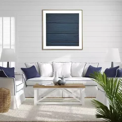 Midnight Waves Framed Canvas Art Print
