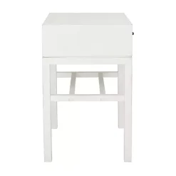 Milo Honey Herringbone Accent Table