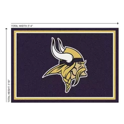 Minnesota Vikings Area Rug, 4x6