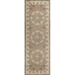Mojave Medallion Wool Runner, 2x7