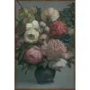 Moody Floral Bouquet Framed Canvas Art Print