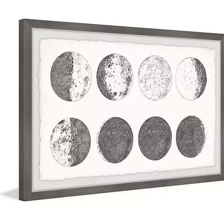 Moon in Motion Framed Art Print