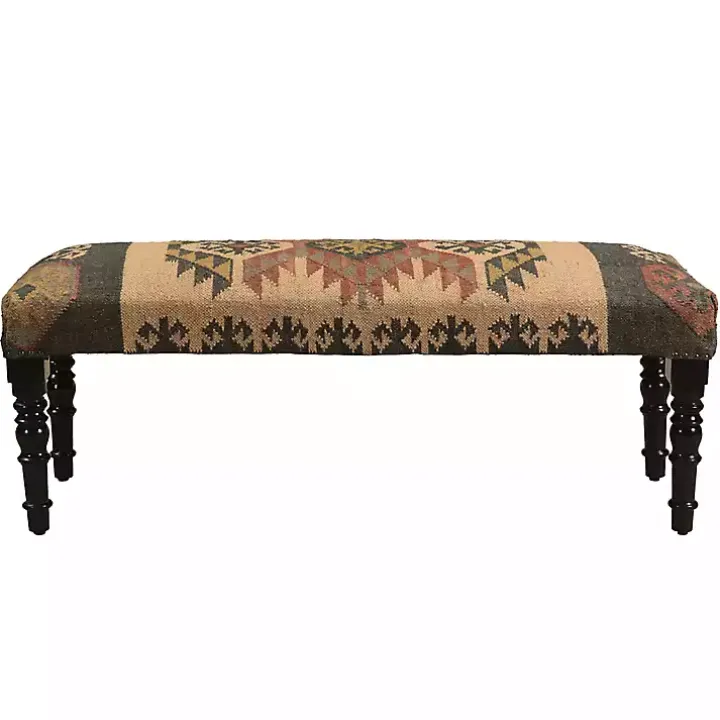 Multi Color Bohemian Bench