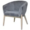 Nadia Gray Velvet Club Chair