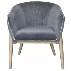 Nadia Gray Velvet Club Chair