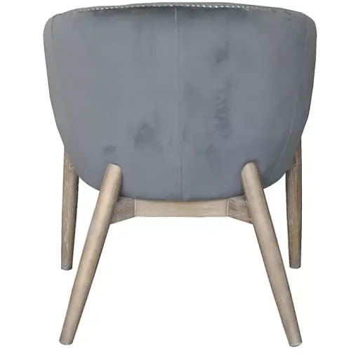 Nadia Gray Velvet Club Chair