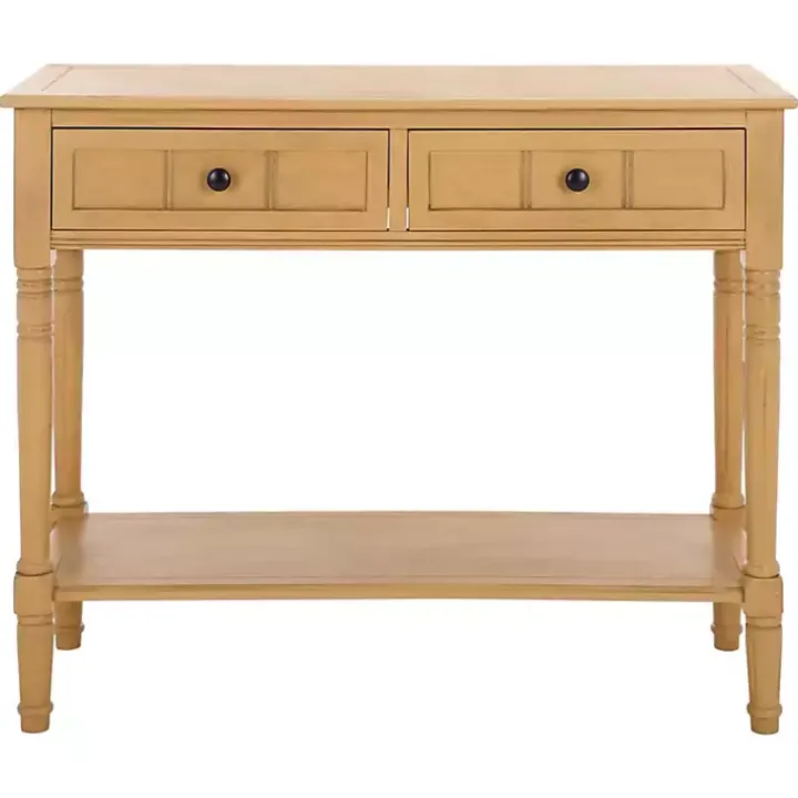 Natural 2- Drawer Samantha Console Table
