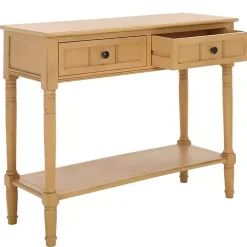 Natural 2- Drawer Samantha Console Table