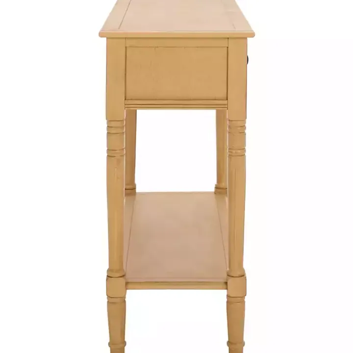 Natural 2- Drawer Samantha Console Table