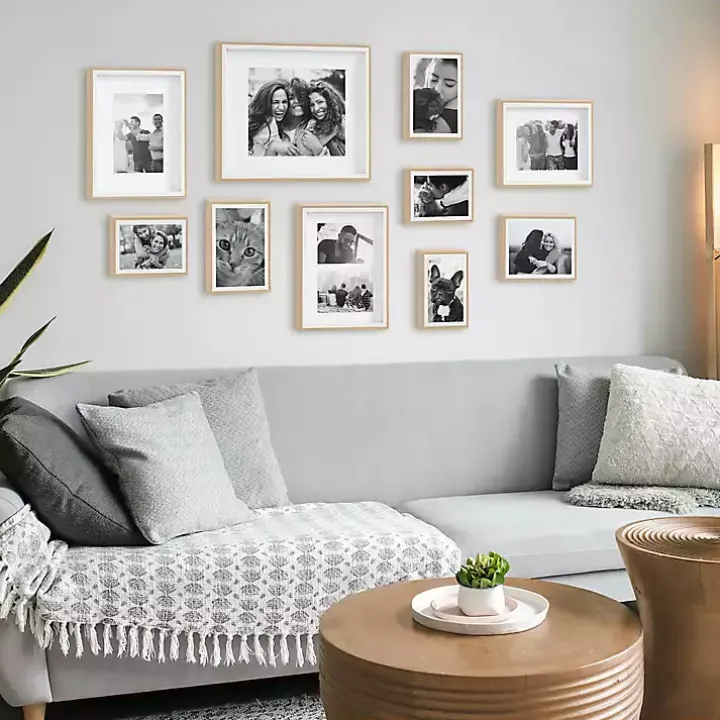 Natural and White 10-pc. Gallery Wall Frame Set