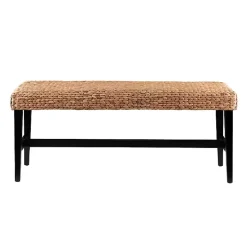 Natural Blanchard Water Hyacinth Bench
