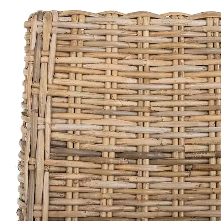 Natural Coastal Rattan 2-pc. Dining Chair Set