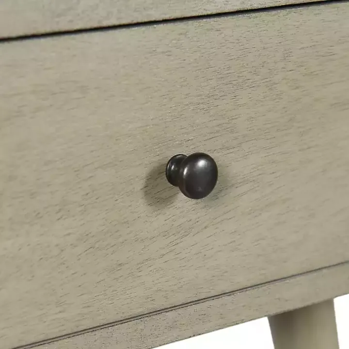 Natural Gray Wood 1-Drawer Arthur Accent Table