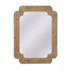 Natural Honey Wood Phillip Wall Mirror