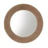 Natural Jute Round Wall Mirror