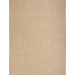Natural Jute Solid Woven Area Rug, 3x5