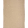 Natural Jute Solid Woven Area Rug, 5x7