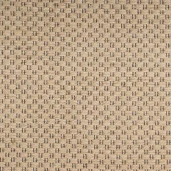 Natural Jute Solid Woven Area Rug, 5x7