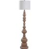 Natural Oak Spindle Holland Floor Lamp