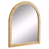 Natural Rattan Arch Wall Mirror