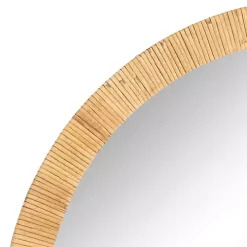 Natural Rattan Arch Wall Mirror