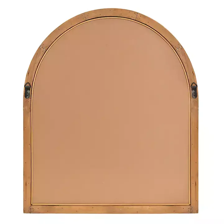 Natural Rattan Arch Wall Mirror