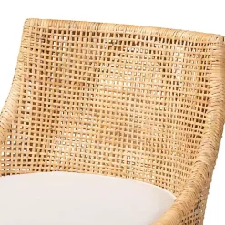 Natural Rattan Bella Swivel Bar Stool