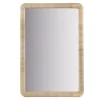 Natural Rattan Frame Rectangle Wall Mirror