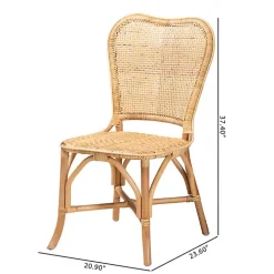 Natural Rattan Woven Irene Dining Chair